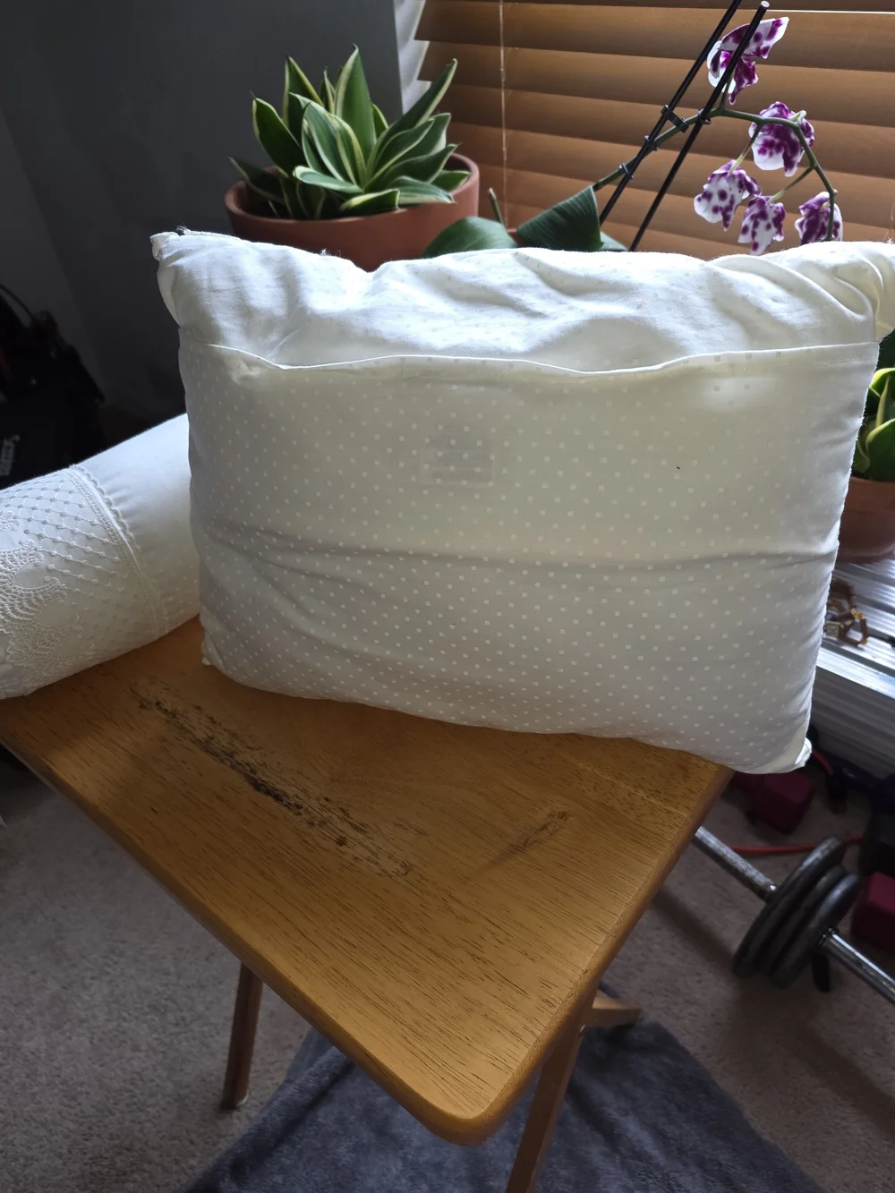 Charisma Lace Pillow and Bolster Set